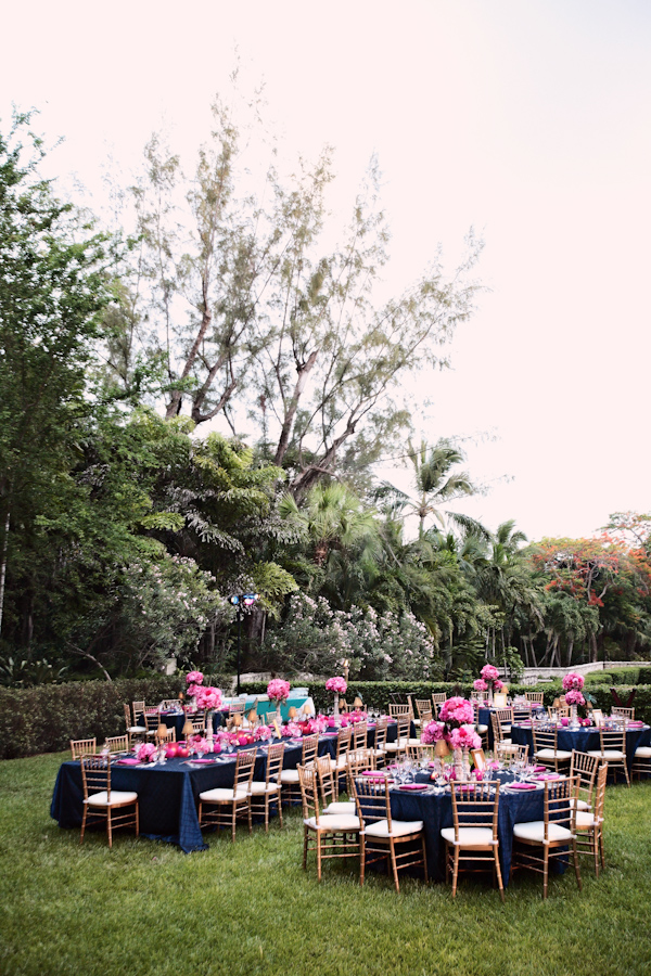 outdoor seating arrangement for the wedding reception dinner - photo by North Carolina based wedding photographer Kristin Vining